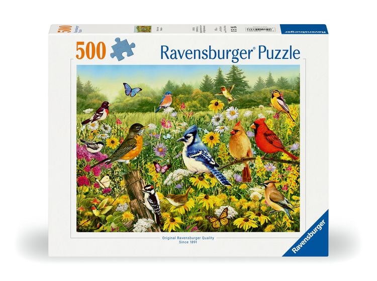 Produktbild: Erwachsenenpuzzle 500 Teile - Vogelwiese
