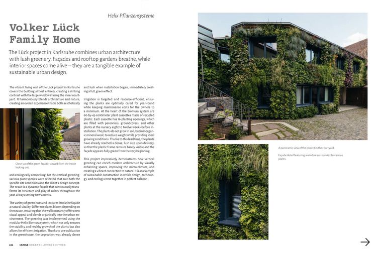 Produktbild: CRADLE Book: Greened Architecture
