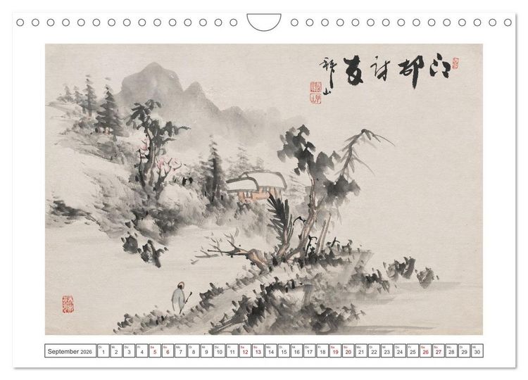 Produktbild: Yoshitsugu Haizan (Wandkalender 2026 DIN A4 quer), CALVENDO Monatskalender