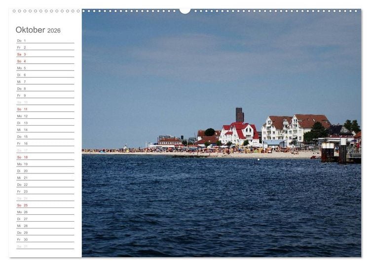 Produktbild: Laboe - Ostsee - Sommer (Wandkalender 2026 DIN A2 quer), CALVENDO Monatskalender