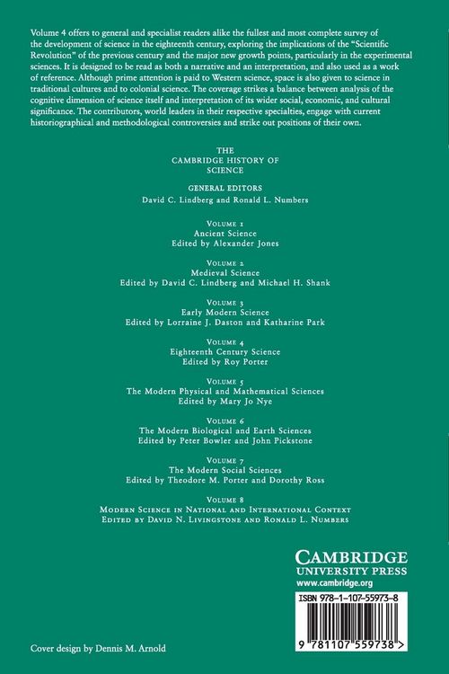 Produktbild: The Cambridge History of Science