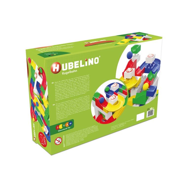 Produktbild: HUBELINO Kugelbahn Baukasten basis (123-teilig)