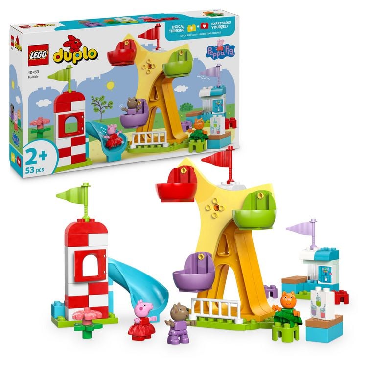Bild vom Artikel LEGO DUPLO Peppa Wutz Jahrmarkt - Lernspielzeug für Kleinkinder 10453 vom Autor 