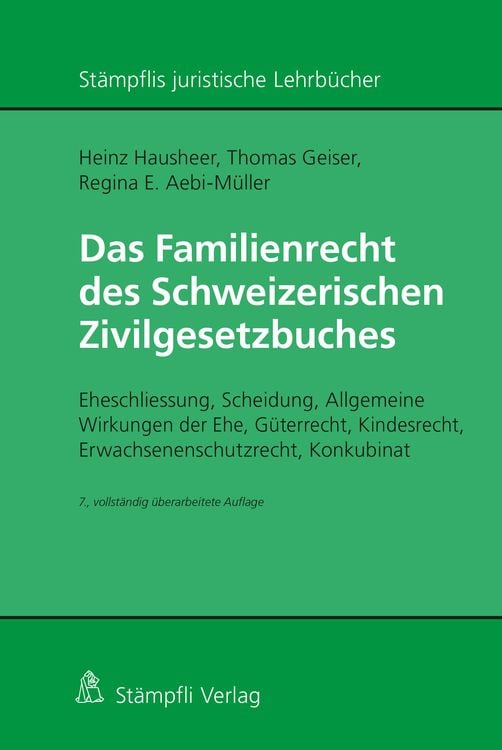 Produktbild: Das Familienrecht des Schweizerischen Zivilgesetzbuches