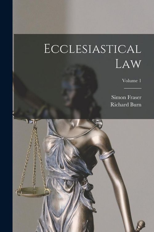 Produktbild: Ecclesiastical Law; Volume 1