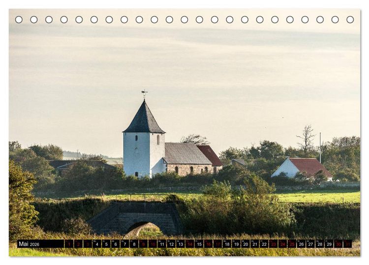 Produktbild: D&auml;nemark zwischen Nordsee und Limfjord (Tischkalender 2026 DIN A5 quer), CALVENDO Monatskalender