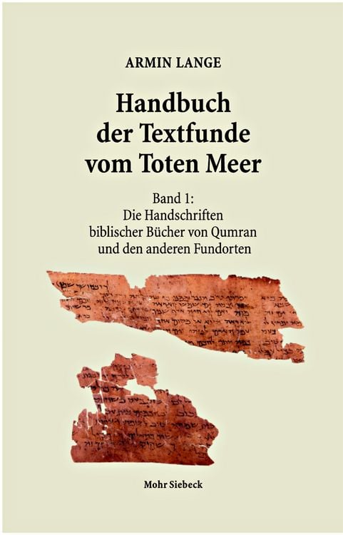 Produktbild: Handbuch der Textfunde vom Toten Meer
