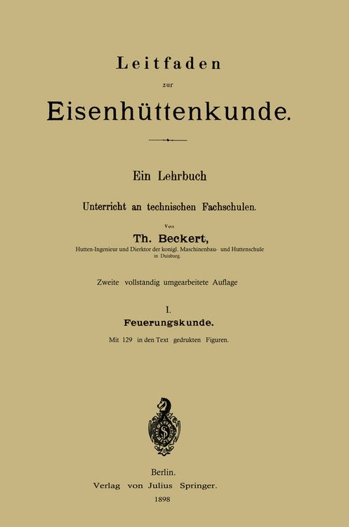 Produktbild: Leitfaden zur Eisenh&uuml;ttenkunde