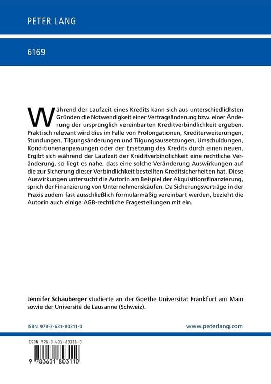 Produktbild: Die Best&auml;ndigkeit von Kreditsicherheiten im Wandel der Hauptschuld