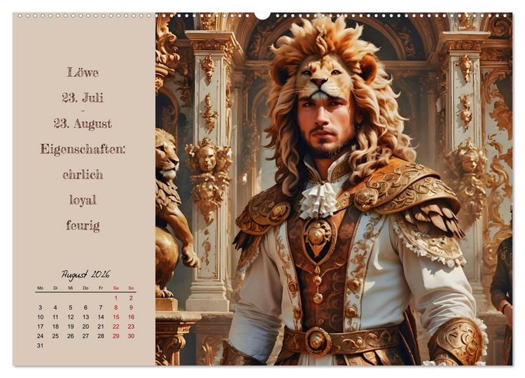 Produktbild: Stellarische M&auml;nnlichkeit (Wandkalender 2026 DIN A2 quer), CALVENDO Monatskalender