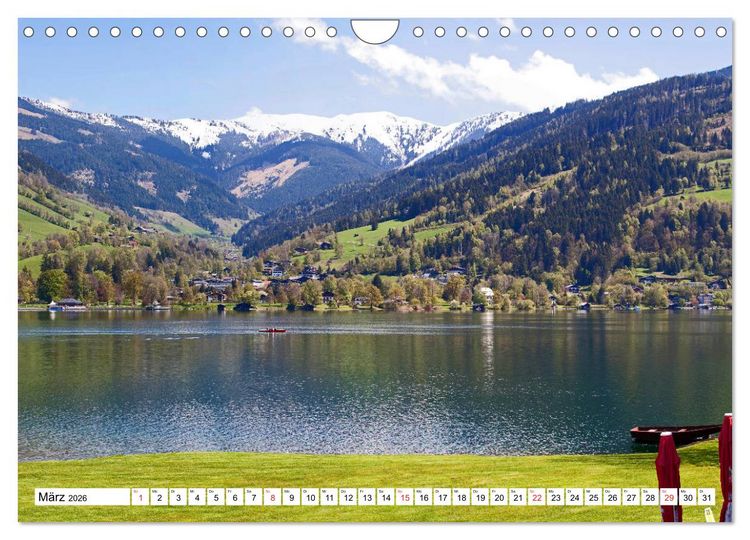 Produktbild: Der Zeller See im sch&ouml;nen Salzburger Land (Wandkalender 2026 DIN A4 quer), CALVENDO Monatskalender