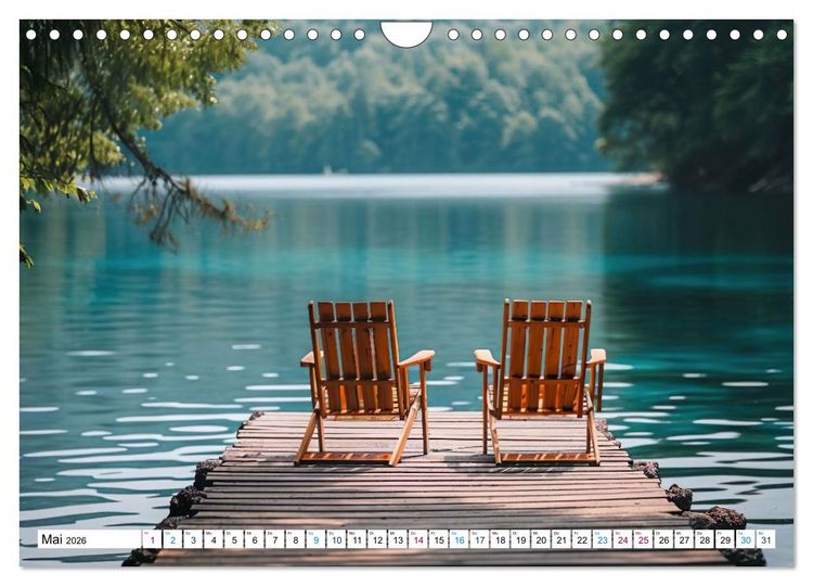 Produktbild: Momente der Stille (Wandkalender 2026 DIN A4 quer), CALVENDO Monatskalender
