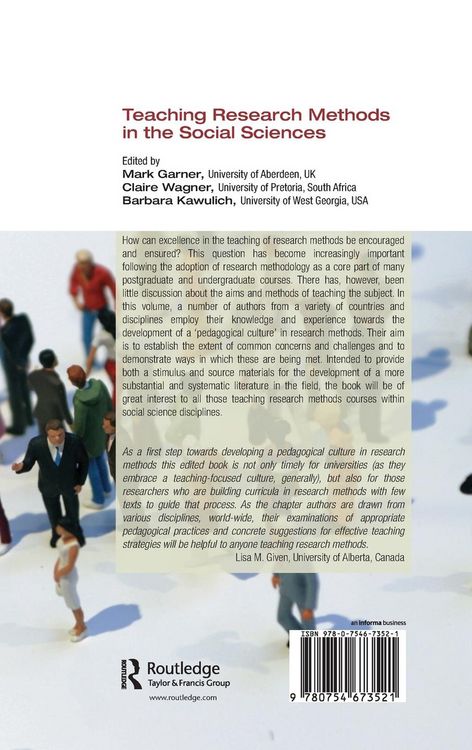 Produktbild: Teaching Research Methods in the Social Sciences