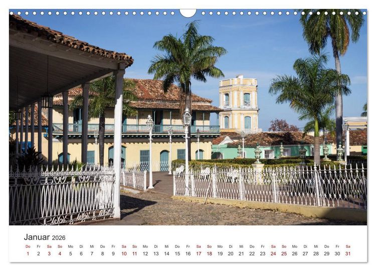 Produktbild: Postkarten aus Kuba (Wandkalender 2026 DIN A3 quer), CALVENDO Monatskalender