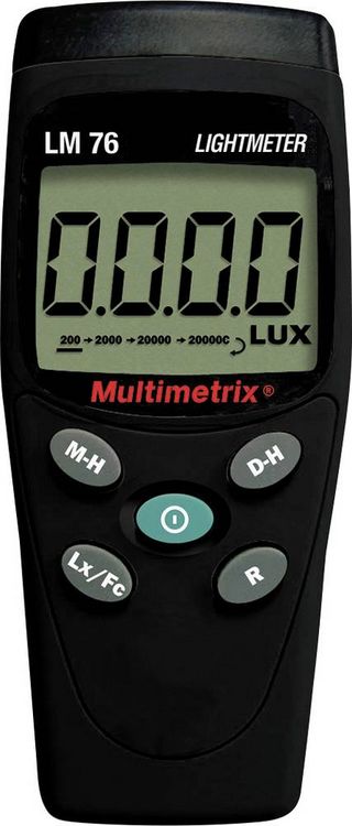 Produktbild: Multimetrix P06236201LM 76 Luxmeter 0 - 200000 lx