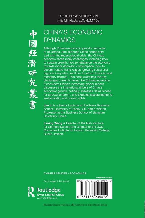 Produktbild: China's Economic Dynamics