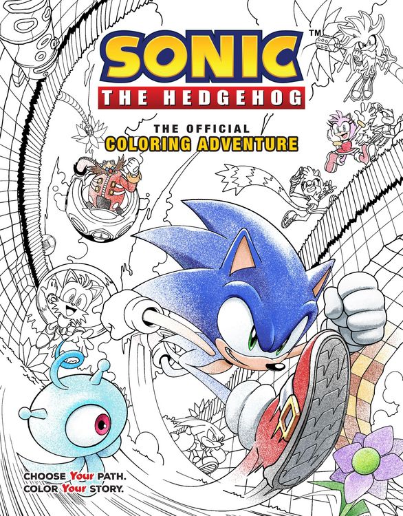 Produktbild: Sonic the Hedgehog: The Official Coloring Adventure