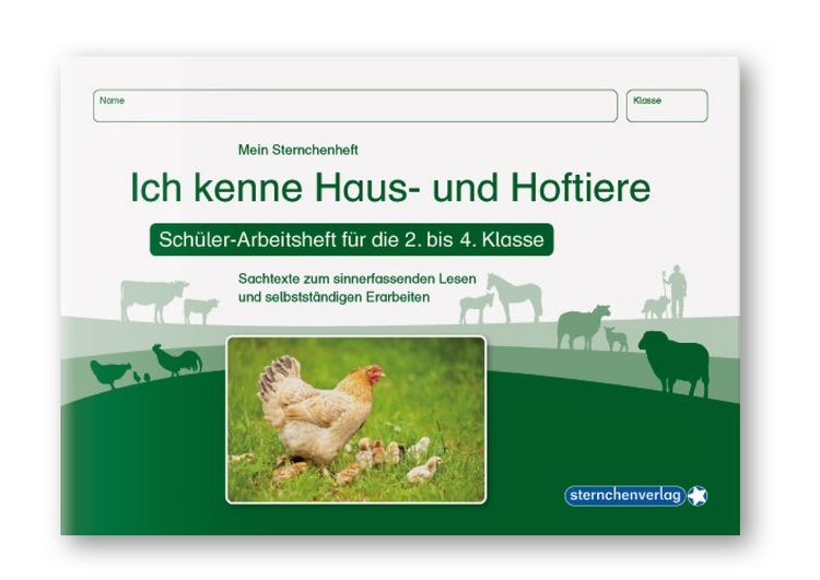 Produktbild: Ich kenne Waldtiere / Haus- und Hoftiere / Insekten und Spinnen - 3 Arbeitshefte im Set f&uuml;r die 2. bis 4. Klasse