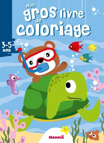 Produktbild: Mon gros livre de coloriage : 3-5 ans