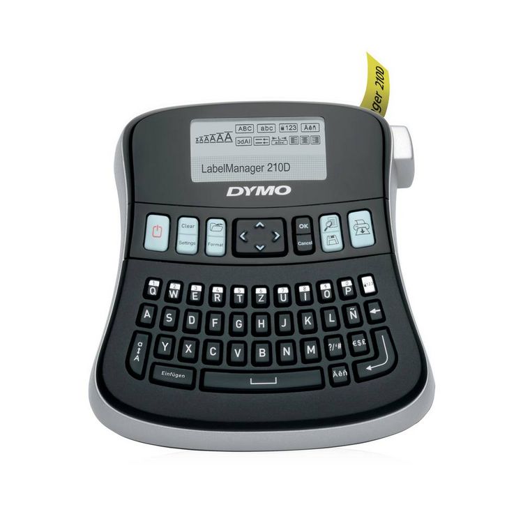 Produktbild: DYMO&reg; LabelManager 210D+, Eingabetastatur QWERTZ mit Aufbewahrungskoffer und Netzadapter