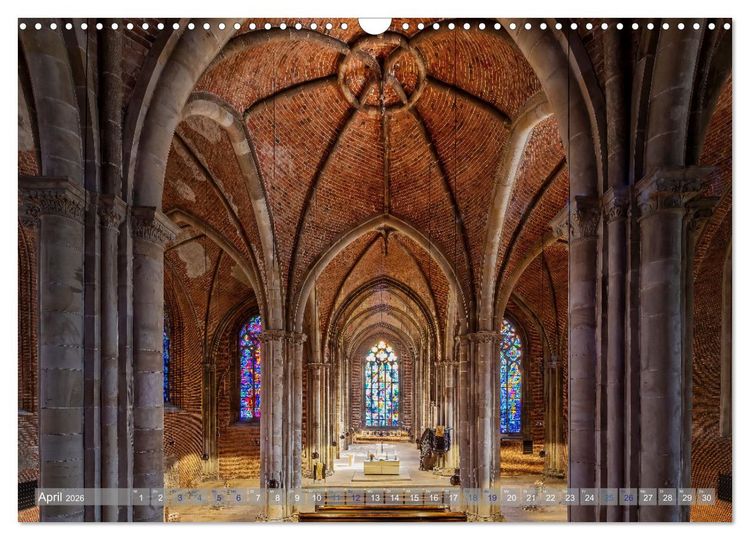 Produktbild: Bremer Kirchen von Innen (Wandkalender 2026 DIN A3 quer), CALVENDO Monatskalender