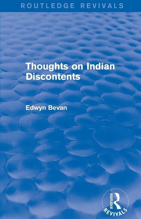 Produktbild: Thoughts on Indian Discontents (Routledge Revivals)