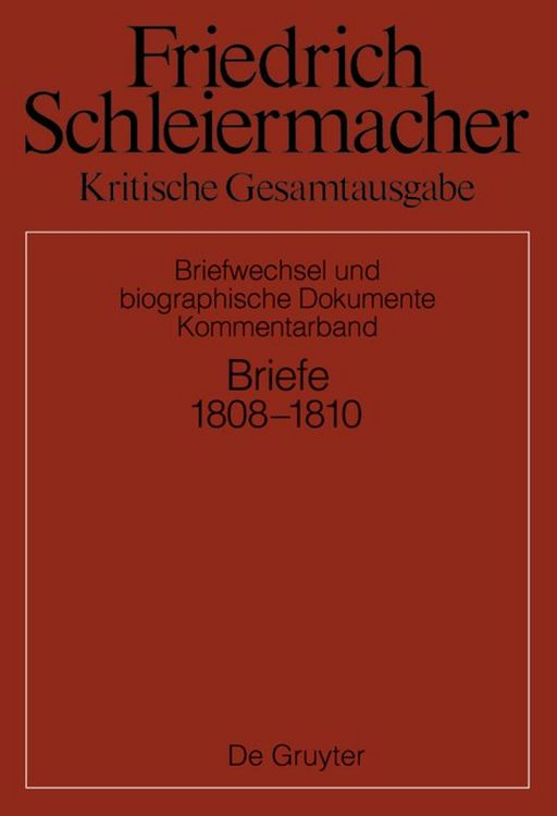 Produktbild: Briefwechsel 1808-1810