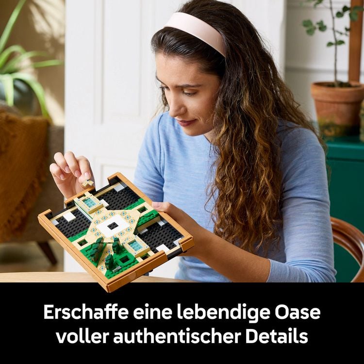 Produktbild: LEGO Icons Springbrunnengarten, Bauset f&uuml;r Erwachsene, Zimmer-Deko 10359