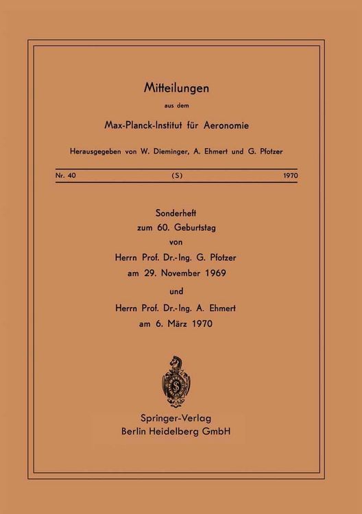 Produktbild: Sonderheft zum 60. Geburtstag