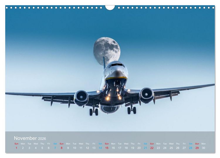 Produktbild: AVIATION MOMENTS 2026 (Wall Calendar 2026 DIN A3 landscape), CALVENDO 12 Month Wall Calendar