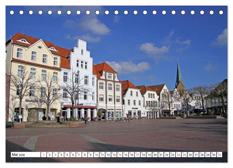 Produktbild: LINGEN an der Ems (Tischkalender 2026 DIN A5 quer), CALVENDO Monatskalender