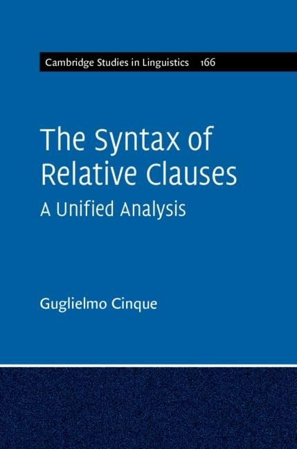 Produktbild: Syntax of Relative Clauses