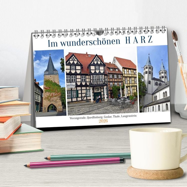 Produktbild: Im wundersch&ouml;nen Harz (Tischkalender 2026 DIN A5 quer), CALVENDO Monatskalender