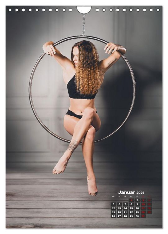 Produktbild: Aerial Hoop Magic (Wandkalender 2026 DIN A4 hoch), CALVENDO Monatskalender