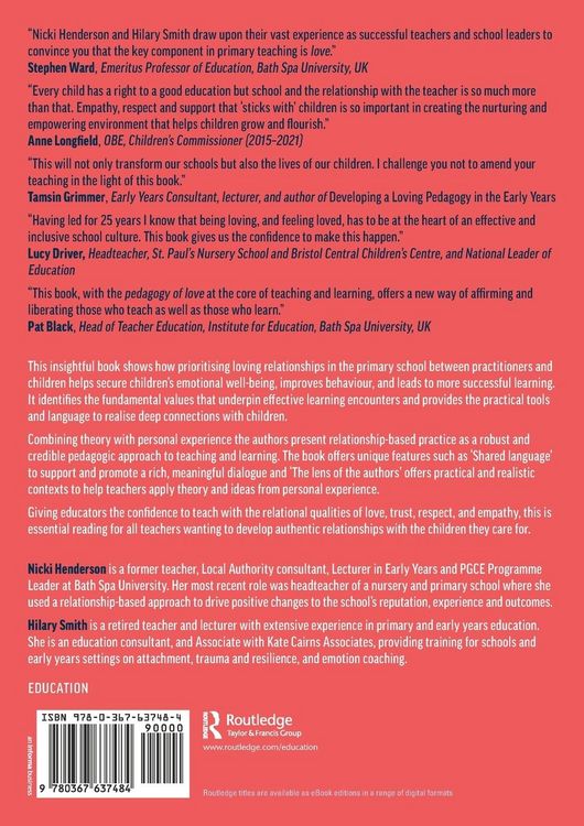 Produktbild: Relationship-Based Pedagogy in Primary Schools