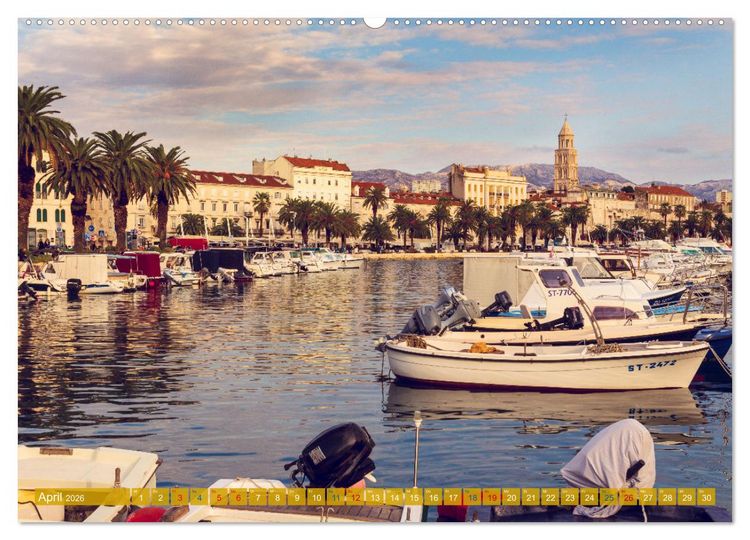 Produktbild: Split - Zauberhafte Perle an der Adriak&uuml;ste Kroatiens (hochwertiger Premium Wandkalender 2026 DIN A2 quer), Kunstdruck in Hochglanz