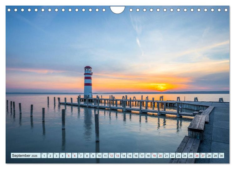 Produktbild: Leuchtt&uuml;rme - Maritime Leuchtfeuer an den K&uuml;sten (Wandkalender 2026 DIN A4 quer), CALVENDO Monatskalender