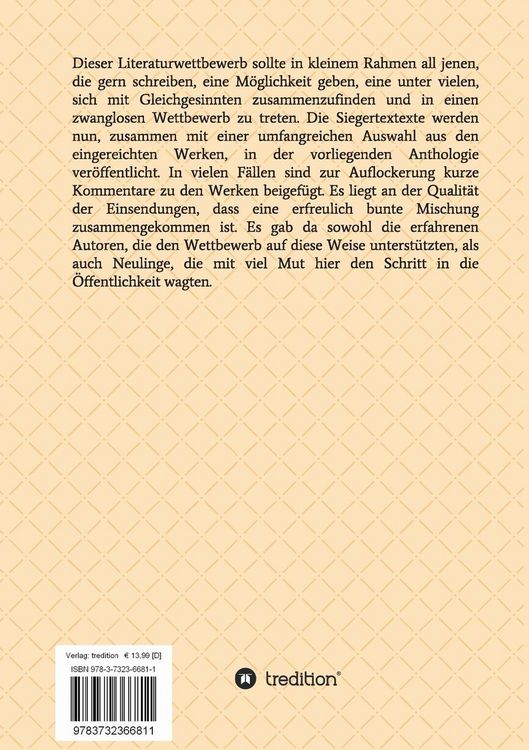 Produktbild: 1. Bubenreuther Literaturwettbewerb 2015