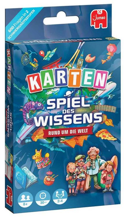 Produktbild: Spiel des Wissens - Kartenspiel Rund um die Welt Euro Hook