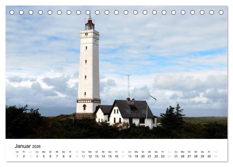 Produktbild: D&auml;nemark - Unterwegs in J&uuml;tland (Tischkalender 2026 DIN A5 quer), CALVENDO Monatskalender