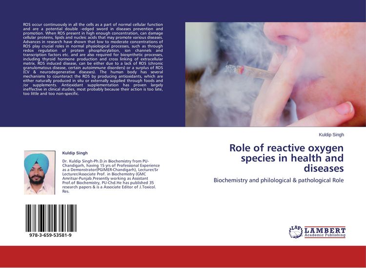 Produktbild: Role of reactive oxygen species in health and diseases