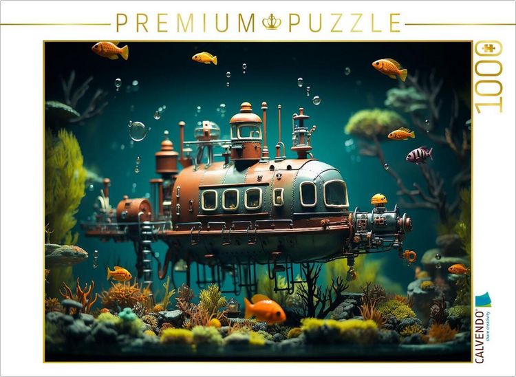 Produktbild: CALVENDO Puzzle Spielzeug Unterwasserstation | 1000 Teile Lege-Gr&ouml;&szlig;e 64x48cm Foto-Puzzle f&uuml;r gl&uuml;ckliche Stunden