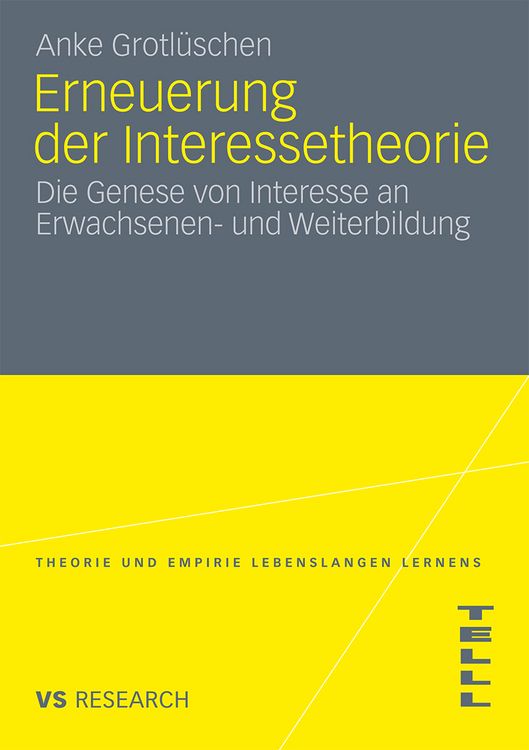 Produktbild: Erneuerung der Interessetheorie