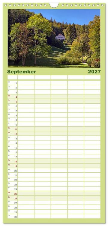 Produktbild: Familienplaner 2027 - Mittenwald - Perle des Werdenfelser Landes mit 5 Spalten (Wandkalender, 21 x 45 cm) CALVENDO