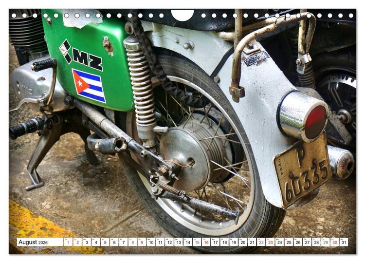 Produktbild: MZ Trophy - Eine Kultmaschine der DDR (Wandkalender 2026 DIN A4 quer), CALVENDO Monatskalender