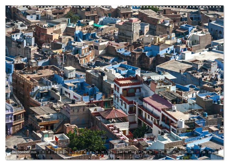 Produktbild: Indien, Rajasthan (Wandkalender 2026 DIN A2 quer), CALVENDO Monatskalender