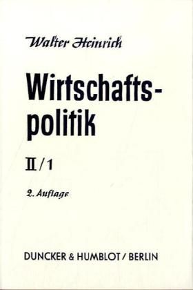 Produktbild: Wirtschaftspolitik.