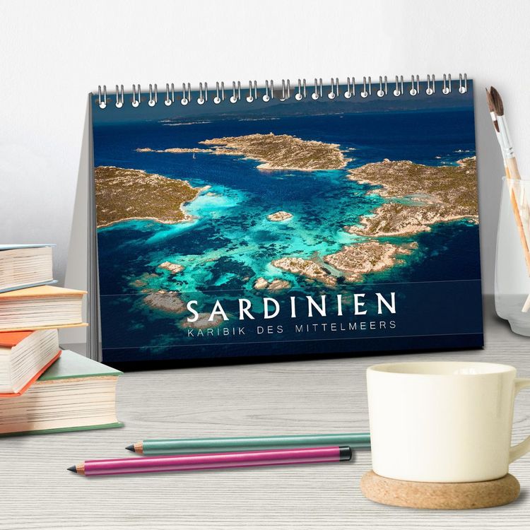 Produktbild: Sardinien - Karibik des Mittelmeers (Tischkalender 2026 DIN A5 quer), CALVENDO Monatskalender