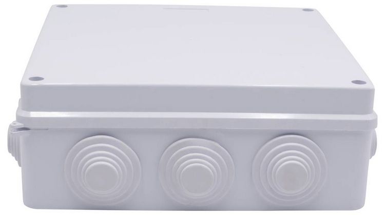 Produktbild: TRU COMPONENTS TC-RA 200x200x80 TC-10239060 Installations-Geh&auml;use ABS Kunststoff Wei&szlig; 1St.