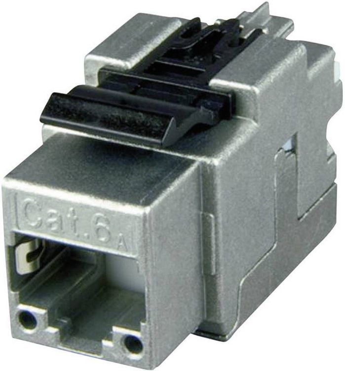 Produktbild: Teleg&auml;rtner 100023173 RJ45-Einbaumodul Keystone CAT 6a 1St.